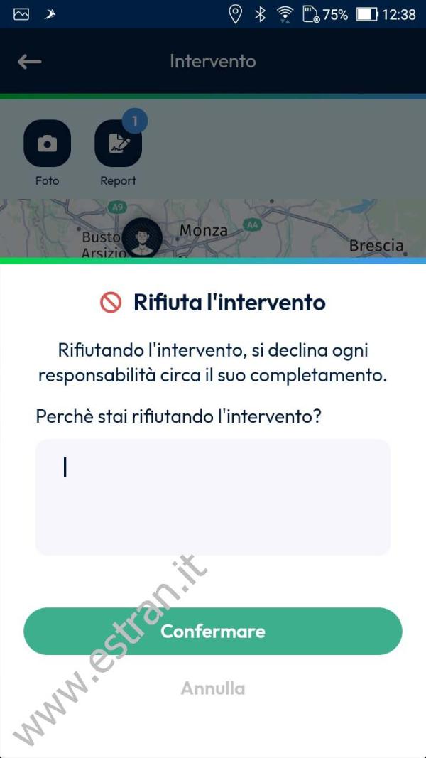 Rifiuta intervento